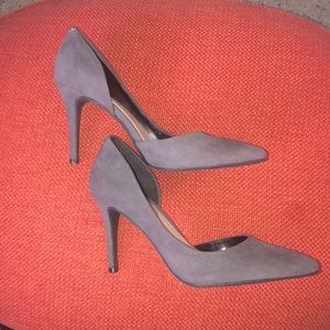Jessica Simpson Grey Suede Heels